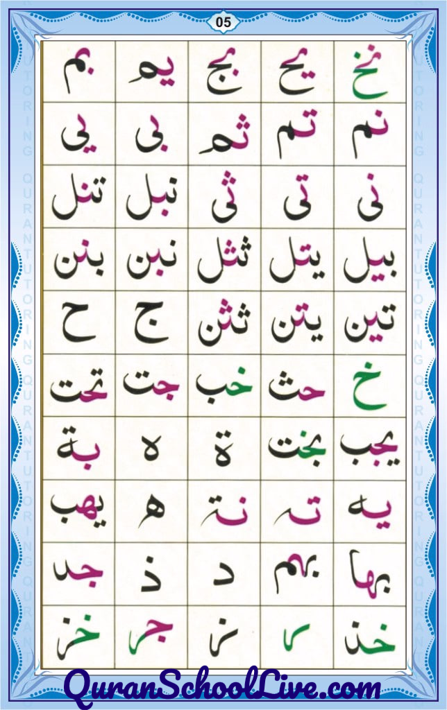 QuranSchoolLive.com Noorani Qadia Page No.5